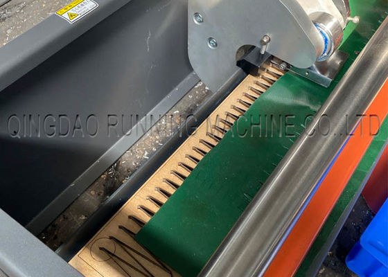 Manuel PVC Konveyör Bantlı Parmak Kesme Makinesi 1200mm